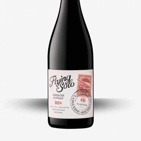 Flying Solo 2025 - Domaine Gayda - étiquette