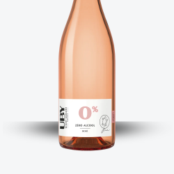 Uby Rosé 0% - étiquette