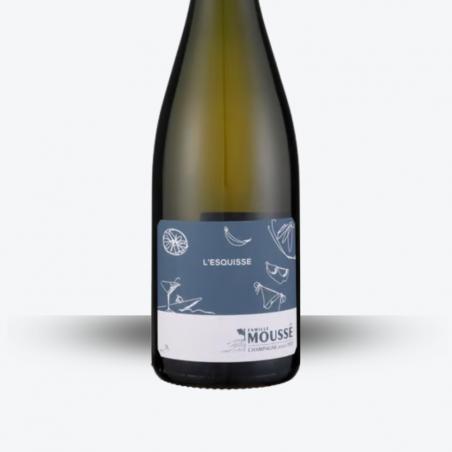 Champagne Moussé Fils - L'esquisse - Etiquette