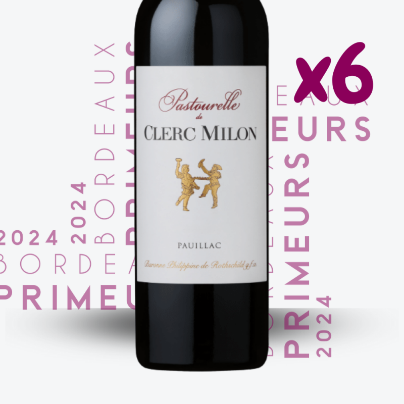 Primeurs - Pastourelle de Clerc Milon 2024 - 6x75cl - étiquette