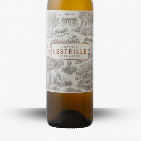 Château Lestrille Blanc Capmartin 2023 - Etiquette