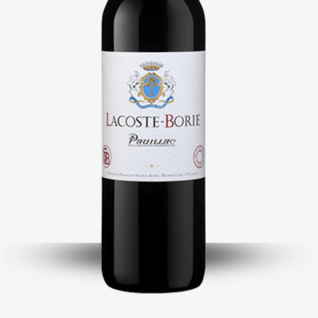 Lacoste Borie 2015 - étiquette