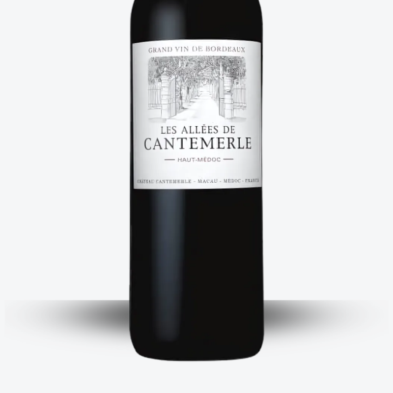 Les Allées de Cantemerle 2014 - Etiquette