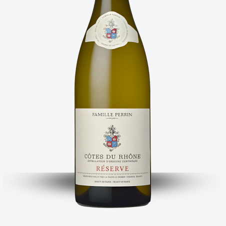 Côtes-du-Rhône Réserve Blanc 2024 - Famille Perrin - Etiquette