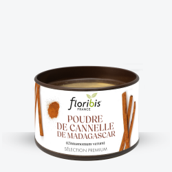 Poudre de Cannelle 50g - Floribis - étiquette
