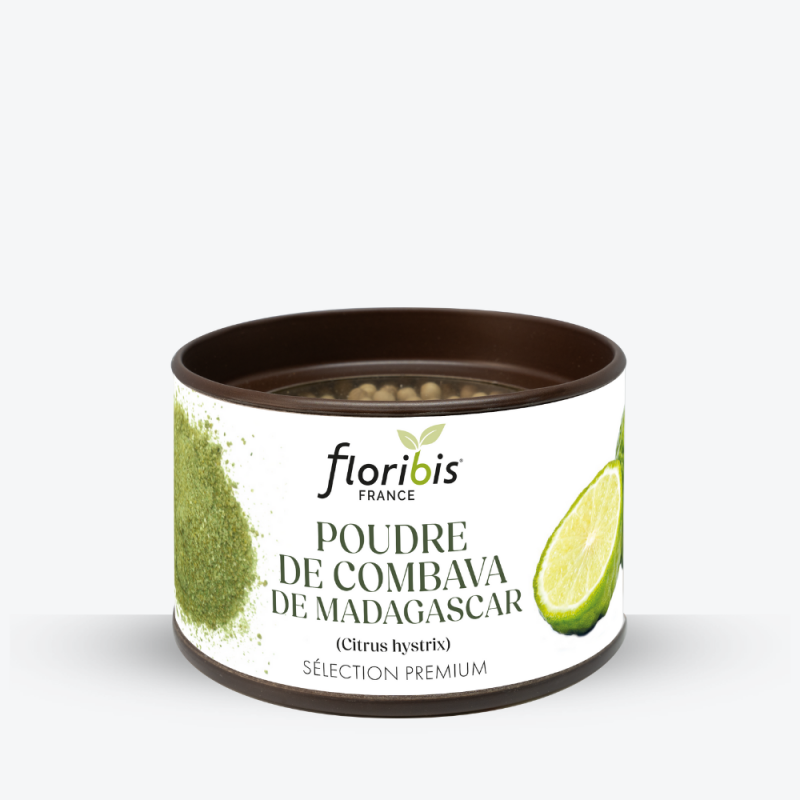 Poudre de Combava 50g - Floribis - etiquette