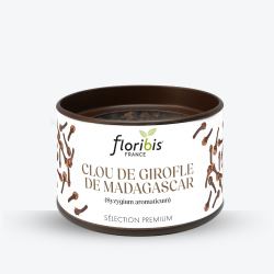 Clou de Girofle de Madagascar 50g - Floribis - étiquette