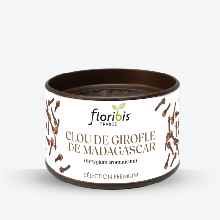 Clou de Girofle de Madagascar 50g - Floribis - étiquette