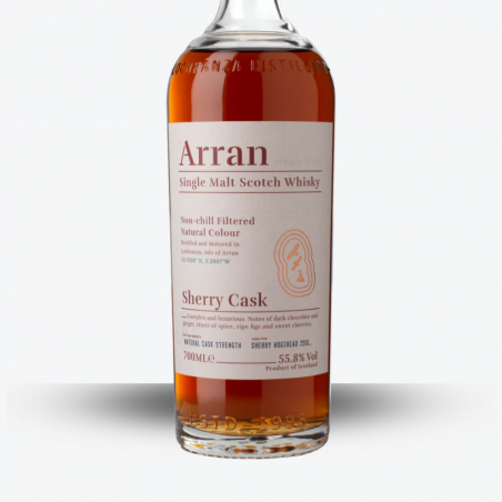 Whisky Arran "Sherry Cask" - Etiquette
