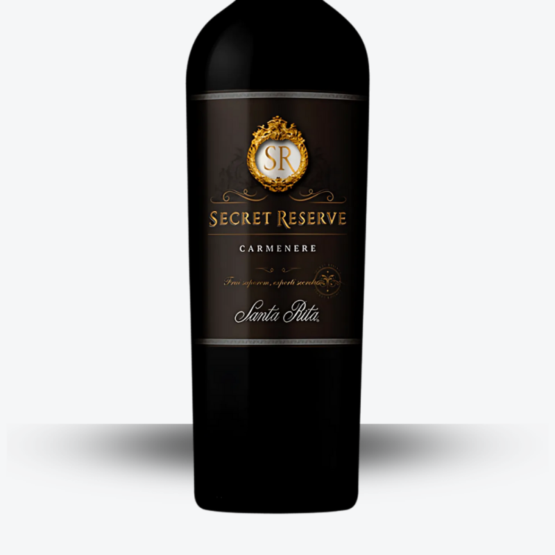 Secret Reserve Carmenere 2022 - Santa Rita - Etiquette