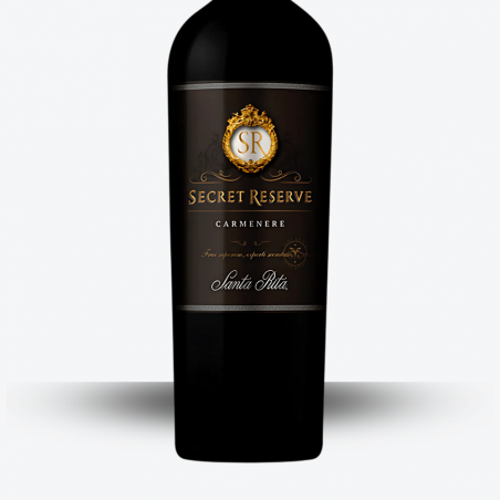 Secret Reserve Carmenere 2022 - Santa Rita - Etiquette