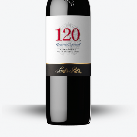 120 Reserva Especial Carmenere 2022 - Santa Rita - Etiquette
