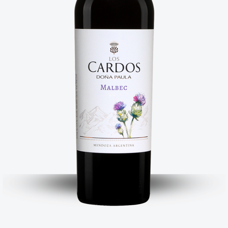 Los Cardos Malbec 2023 - Doña Paula - Etiquette