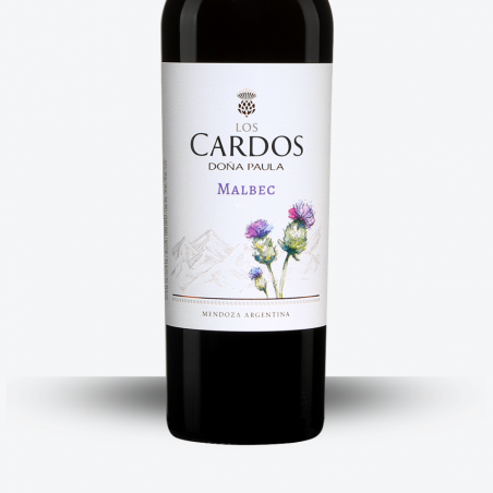 Los Cardos Malbec 2023 - Doña Paula - Etiquette