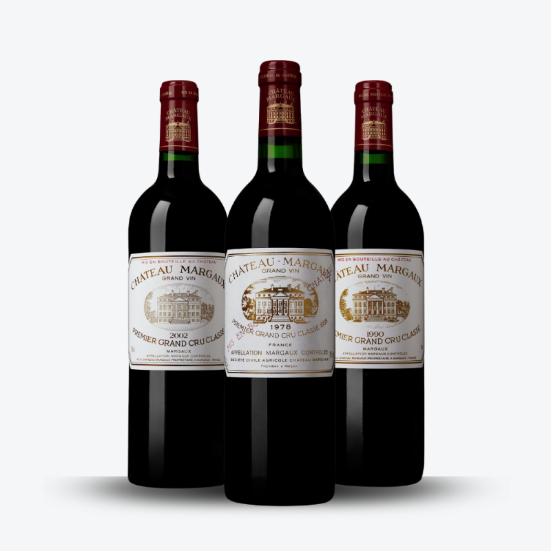 Château Margaux 1978, 1990 et 2002 - Coffret Year of the Horse