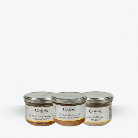 L'Assortiment Pâtés & Rillettes - Maison Castaing - Etiquette