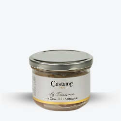 Terrine de Canard à l'Armagnac (180gr) - Maison Castaing - Etiquette