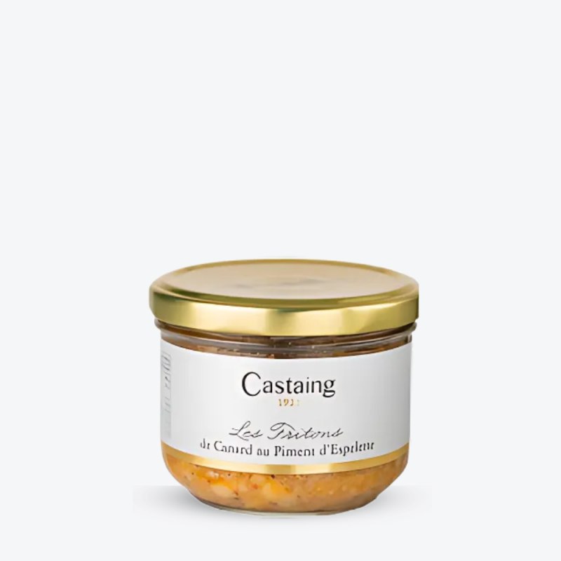 Fritons de Canard au Piment d'Espelette (180gr) - Maison Castaing