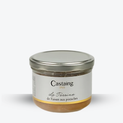 Terrine de Faisan aux Pistaches 180g - Maison Castaing - Etiquette