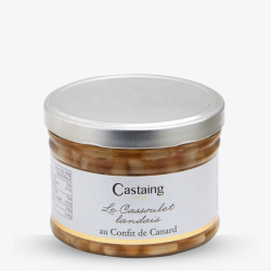 Cassoulet Landais au Confit de Canard (800gr) - Maison Castaing - zoom