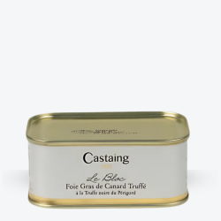 Bloc de Foie Gras de Canard à la Truffe Noire du Périgord 200g - Maison Castaing - Etiquette