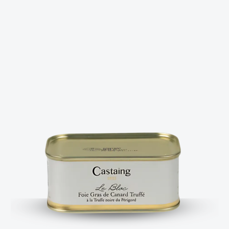 Bloc de Foie Gras de Canard à la Truffe Noire du Périgord 200g - Maison Castaing