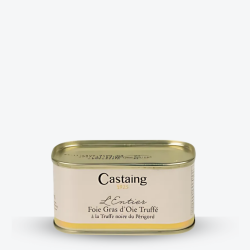 Foie Gras d'Oie Entier à la Truffe Noire du Périgord 130g - Maison Castaing