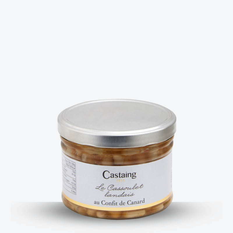 Cassoulet Landais au Confit de Canard (800gr) - Maison Castaing