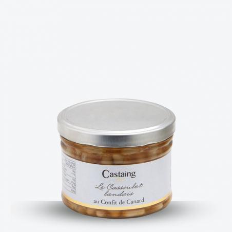 Cassoulet Landais au Confit de Canard (800gr) - Maison Castaing