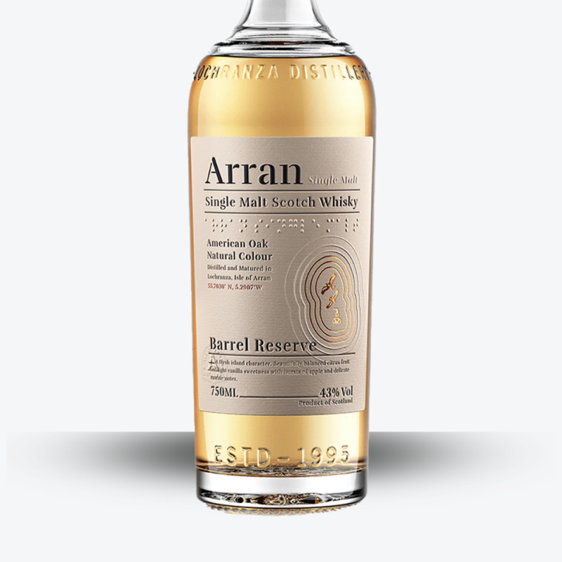 Whisky Arran Barrel Réserve - Etiquette