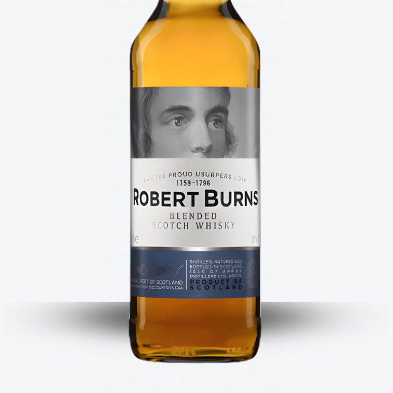 Whisky Robert Burns - Etiquette