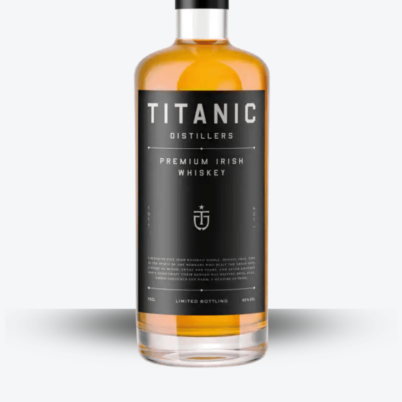 Whisky Titanic Distillers Premium Irish Whiskey - Etiquette
