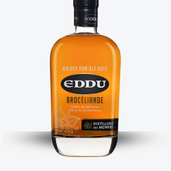 Whisky EDDU Brocéliande - Etiquette