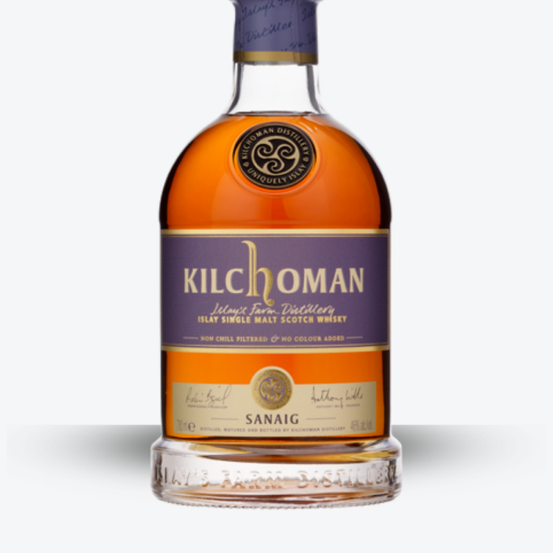 Whisky Kilchoman Sanaig - Etiquette