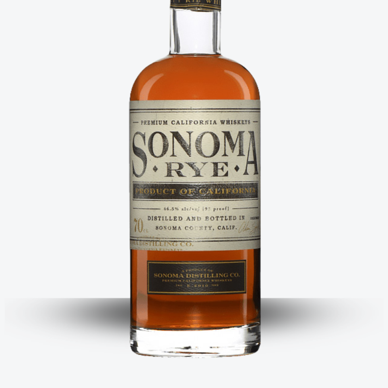 Whisky Sonoma California Rye - Etiquette