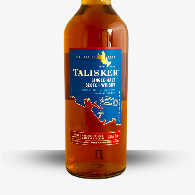 Whisky Talisker Distillers Edition - Etiquette