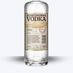 Vodka Koskenkorva - Etiquette