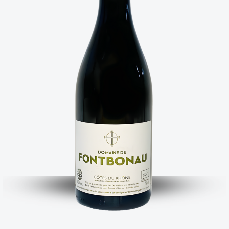 Domaine de Fontbonau - Côtes du Rhône 2023 - Etiquette