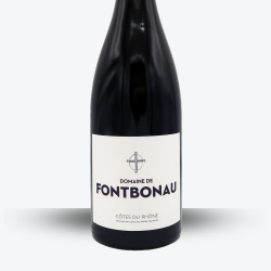 Domaine de Fontbonau - Côtes du Rhône Rouge 2021 - Etiquette