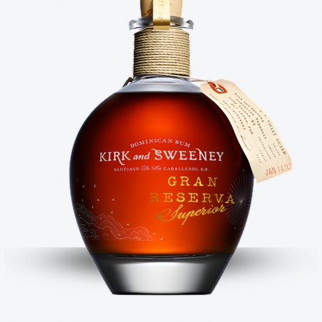 Rhum Kirk & Sweeney Gran Reserva Superior - Etiquette
