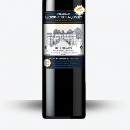 Château La Commanderie de Queyret 2020 - Etiquette