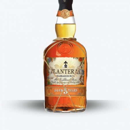Rhum Planteray Barbados 5 ans - Etiquette