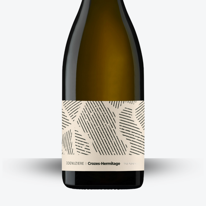 Crozes-Hermitage Blanc 2022 - J. Denuzière - étiquette