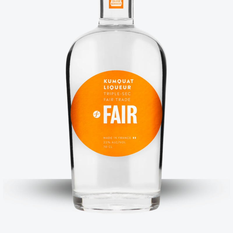 Liqueur Fair Kumquat Triple Sec - Etiquette