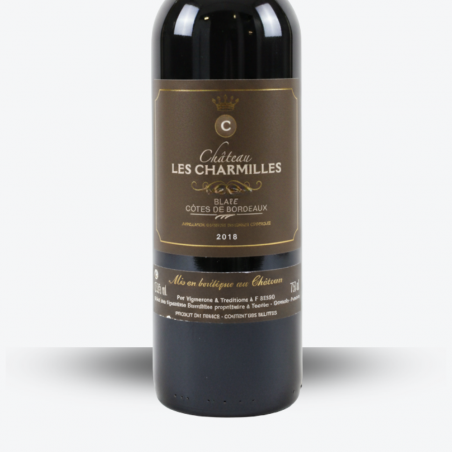 Château Les Charmilles 2018 - Etiquette