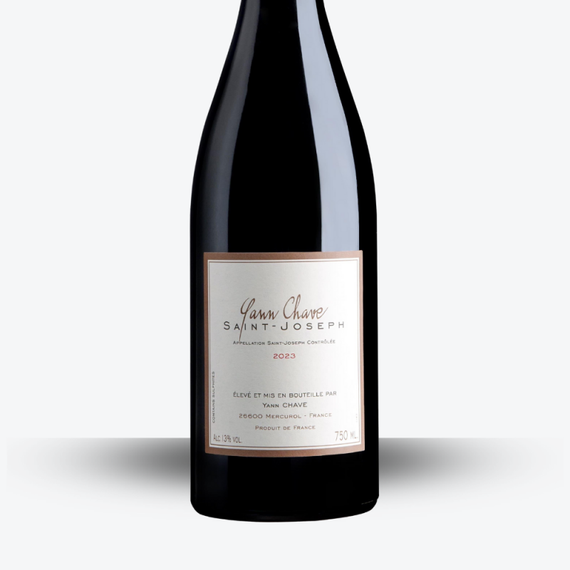 Domaine Yann Chave Saint-Joseph 2023 - etiquette