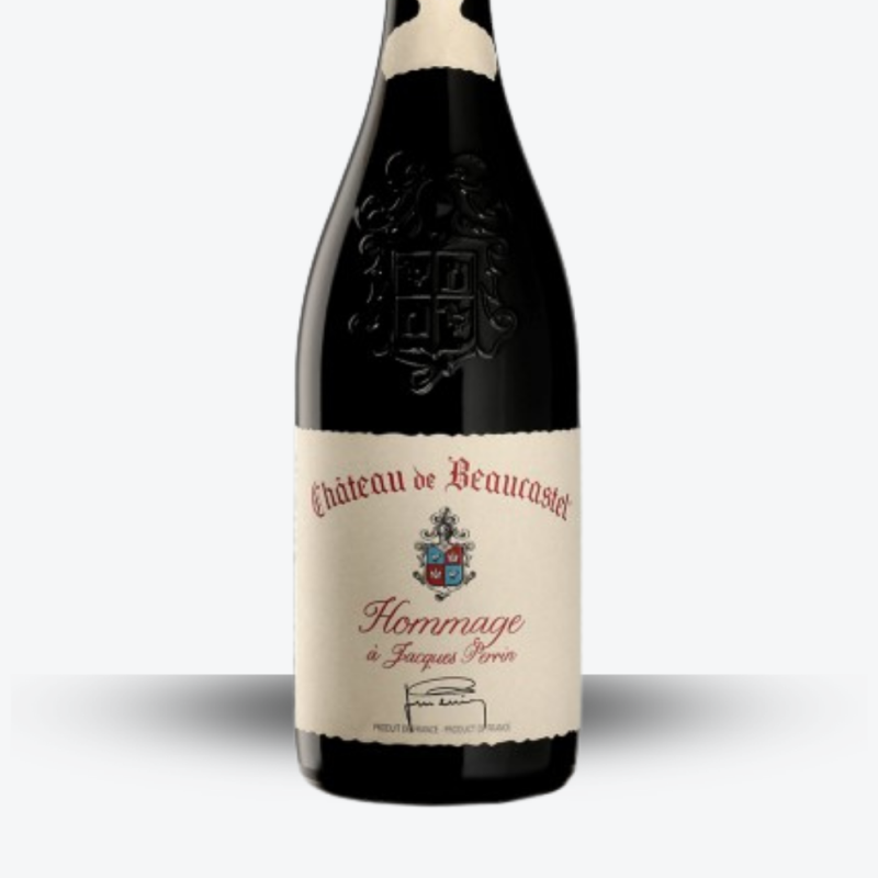Château de Beaucastel Hommage Jacques Perrin 2021 - Etiquette