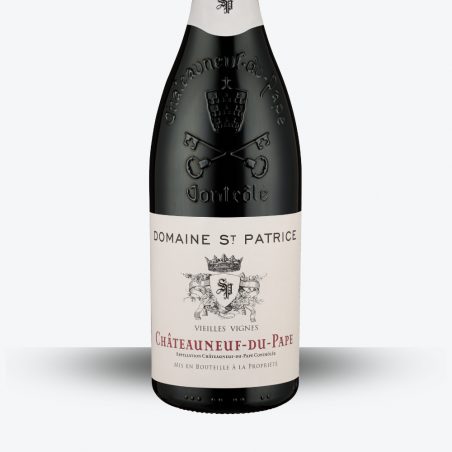 Châteauneuf-du-Pape Vieilles Vignes 2020 - Domaine St Patrice - étiquette