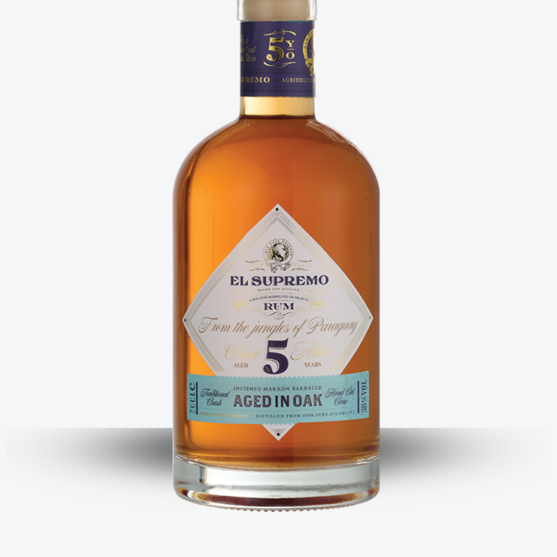 Rhum El Supremo 5 ans - Etiquette