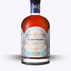 Rhum El Supremo 18 ans - Etiquette
